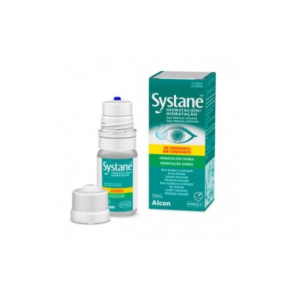 SYSTANE HIDRATACION GOTAS OFTALMICAS LUBRICANTES SIN CONSERVANTES 1 FRASCO 10 ml