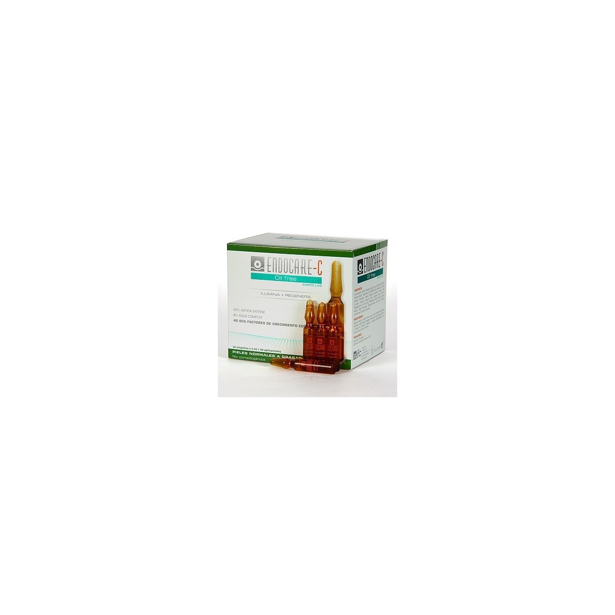 ENDOCARE C OILFREE 2 ML 30 AMPOLLAS