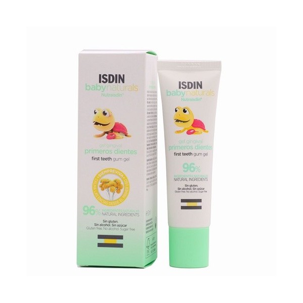 ISDIN BABY NATURALS NUTRAISDIN GEL GINGIVAL PRIMEROS DIENTES 1 TUBO 30 ML