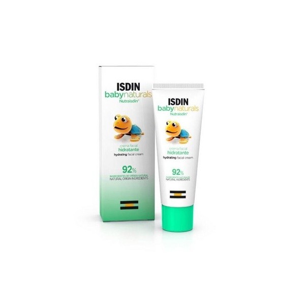 ISDIN BABY NATURALS NUTRAISDIN CREMA FACIAL HIDRATANTE DIARIA 1 ENVASE 50 ML