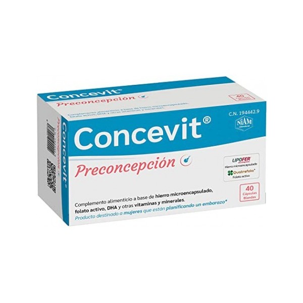 CONCEVIT PRECONCEPCION 40 CAPSULAS