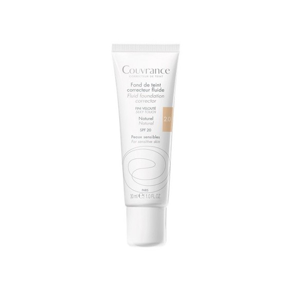 AVENE COUVRANCE MAQUILLAJE FLUIDO SPF 20 1 ENVASE 30 ml COLOR NATURAL