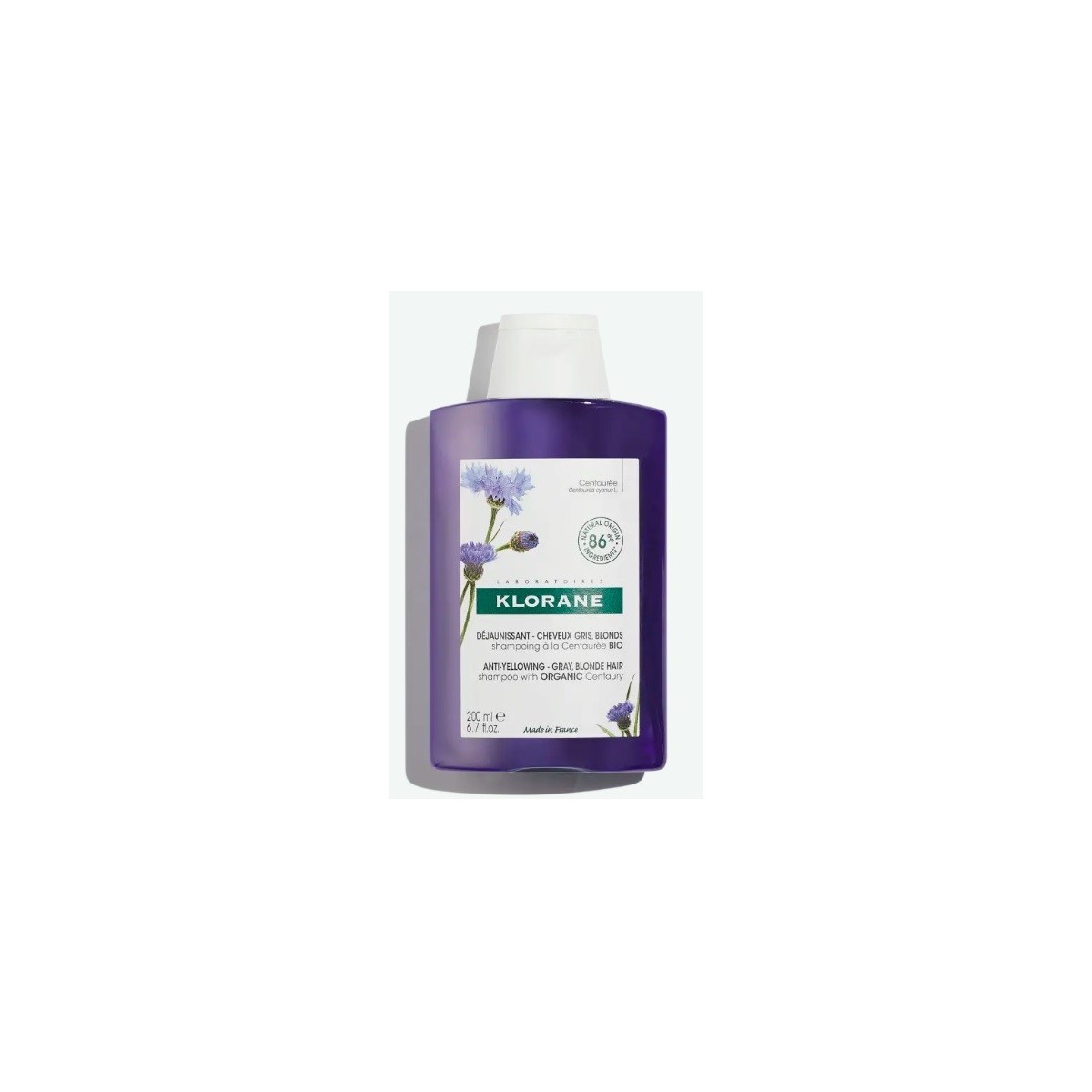 KLORANE CHAMPU A LA CENTAUREA BIO 1 ENVASE 400 ml