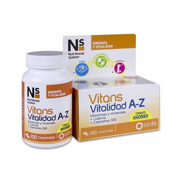 NS VITANS VITALIDAD AZ 100 COMPRIMIDOS