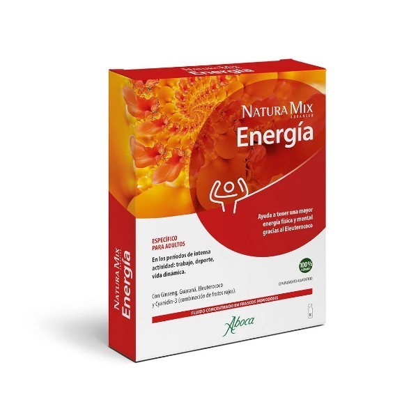 ABOCA NATURA MIX ADVANCED ENERGIA 10 FRASCOS MONODOSIS