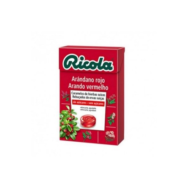 RICOLA CARAMELOS SIN AZUCAR 1 ENVASE 50 g SABOR ARANDANO