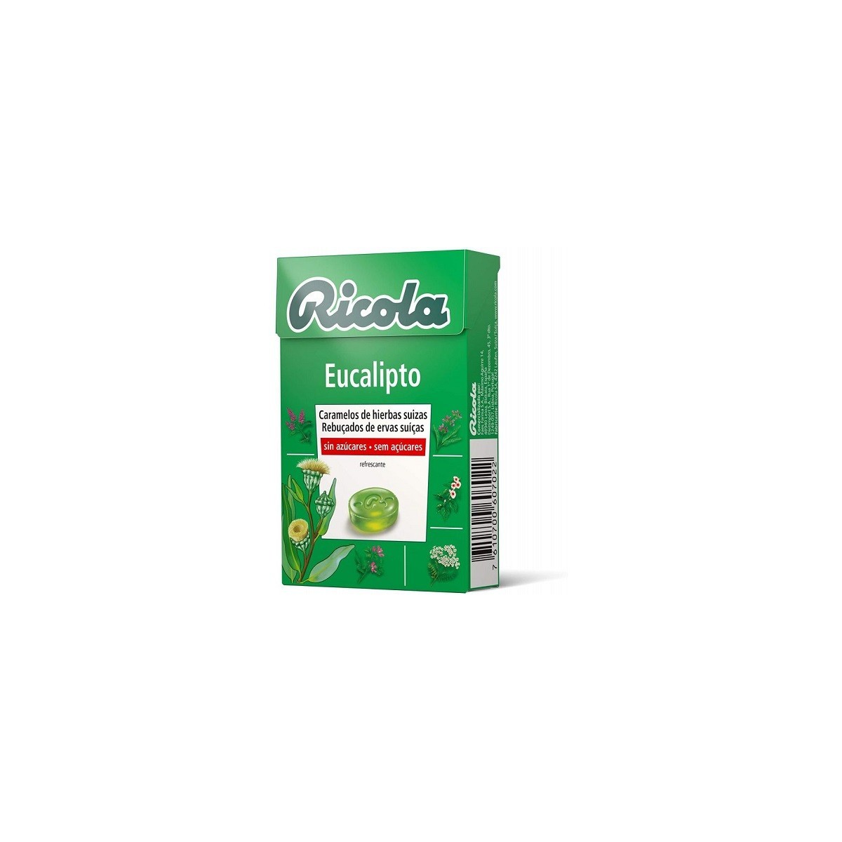 RICOLA CARAMELOS SIN AZUCAR 1 ENVASE 50 g SABOR...