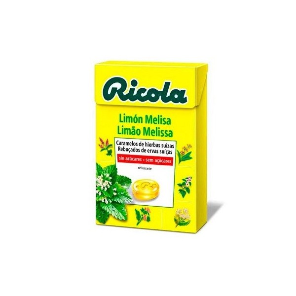 RICOLA CARAMELOS SIN AZUCAR 1 ENVASE 50 g SABOR LIMON