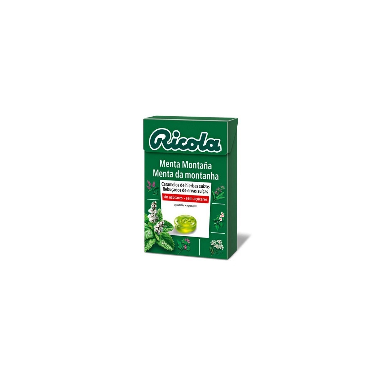 RICOLA CARAMELOS SIN AZUCAR 1 ENVASE 50 g SABOR...
