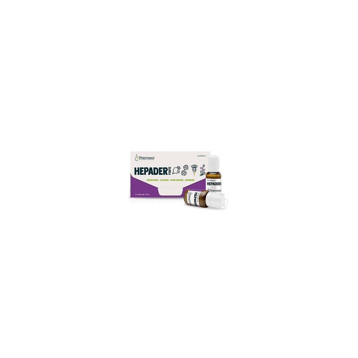 HEPADER FORTE 15 VIALES 10 ml