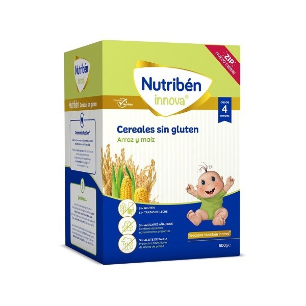 NUTRIBEN CEREALES SIN GLUTEN PAPILLA 1 ENVASE 600 g