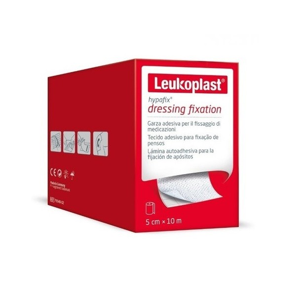 HYPAFIX GASA ADHESIVA PARA FIJACION DE APOSITOS 1 UNIDAD 10 m x 5 cm