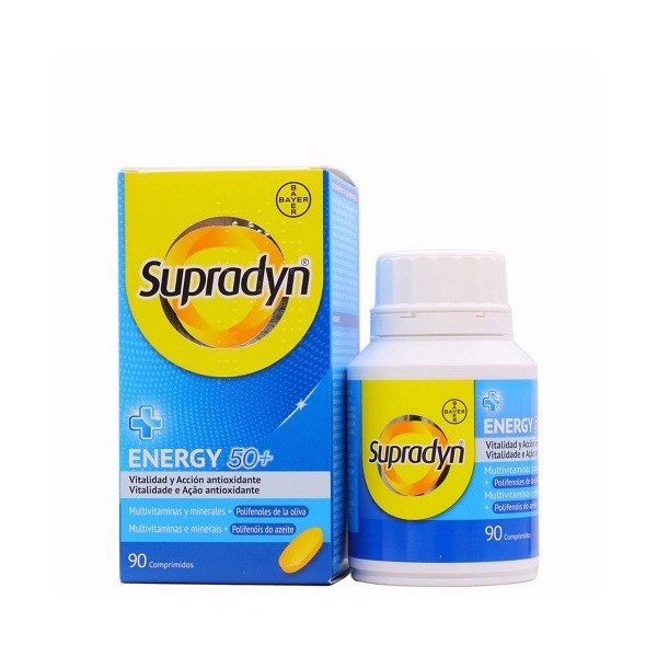 SUPRADYN ENERGY 50+ VITAMINAS Y ENERGÍA 90 COMPRIMIDOS