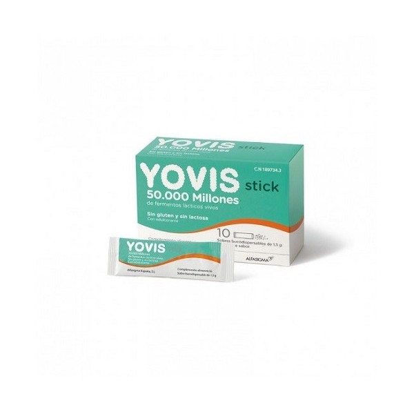 YOVIS 10 STICK BUCODISPERSABLES