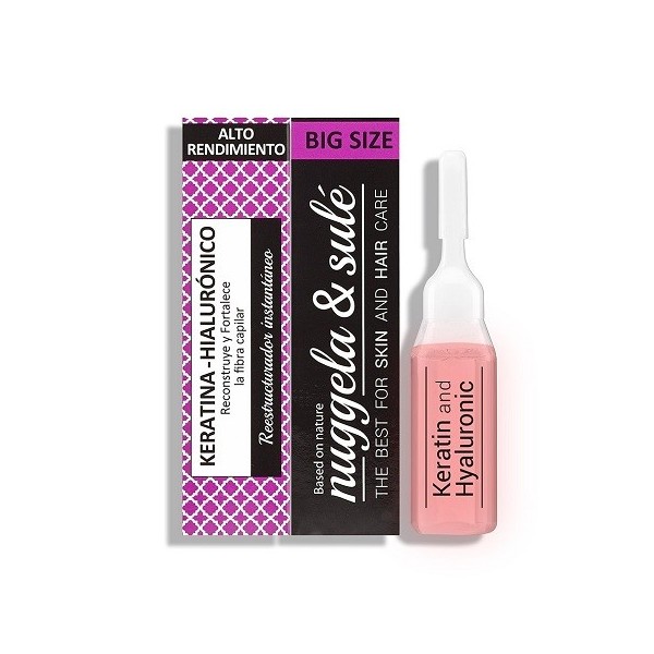 NUGGELA  SULE AMPOLLA KERATINA HIALURONICO 1 ENVASE 10 ml