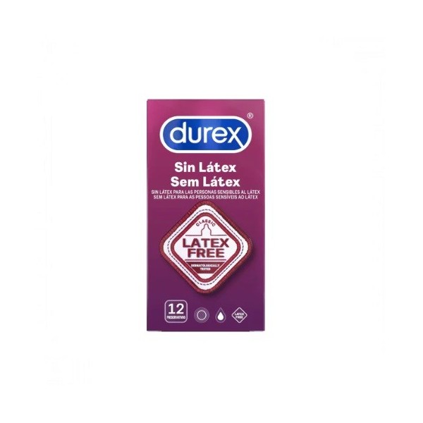 DUREX SIN LATEX PRESERVATIVOS 12 UNIDADES