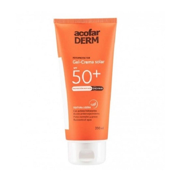 ACOFARDERM SPF 50 TACTO LIGERO GEL CREMA 1 ENVASE 200 ml