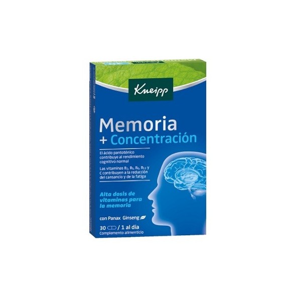 KNEIPP MEMORIA  CONCENTRACION 30 CAPSULAS