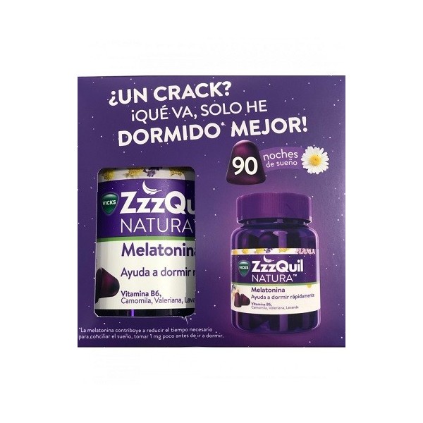 ZZZQUIL NATURA PACK 90 GUMMIES SABOR SABOR FRUTOS DEL BOSQUE