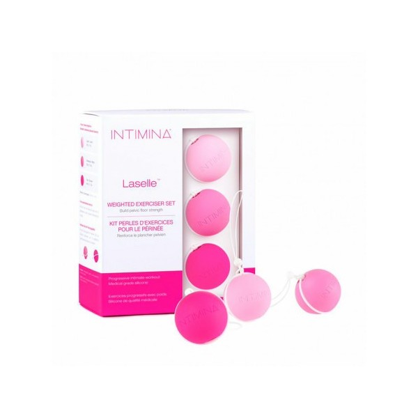 INTIMINA RUTINA DE KEGEL LASELLE 3 PESAS