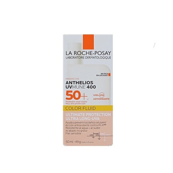 ANTHELIOS OIL CONTROL FLUID UVMUNE 400 SPF 50 1 ENVASE 50 ml CON COLOR