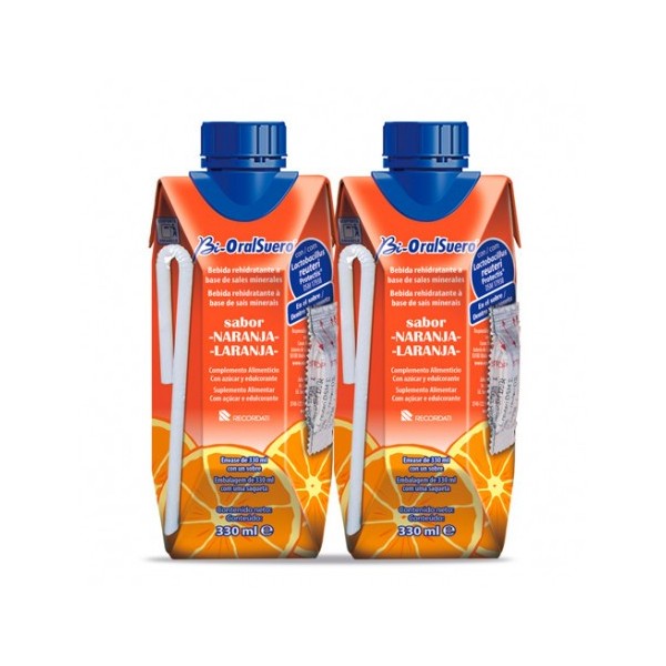 BIORALSUERO 2 TETRABRICK 330 ml SABOR NARANJA