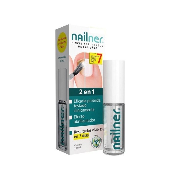 NAILNER PINCEL 2 EN 1 1 ENVASE 5 ml