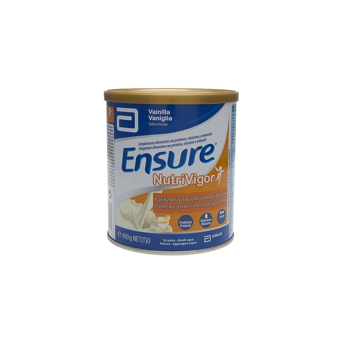 ENSURE NUTRIVIGOR 1 LATA 400 g SABOR VAINILLA