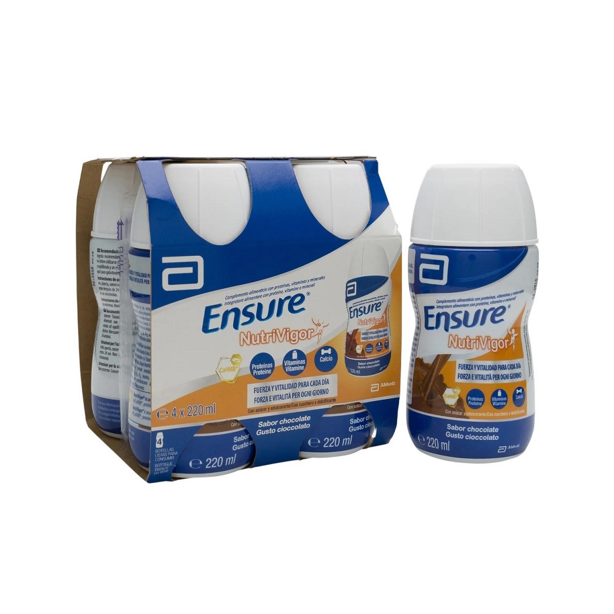 ENSURE NUTRIVIGOR 4 BOTELLA 220 ml SABOR VAINILLA