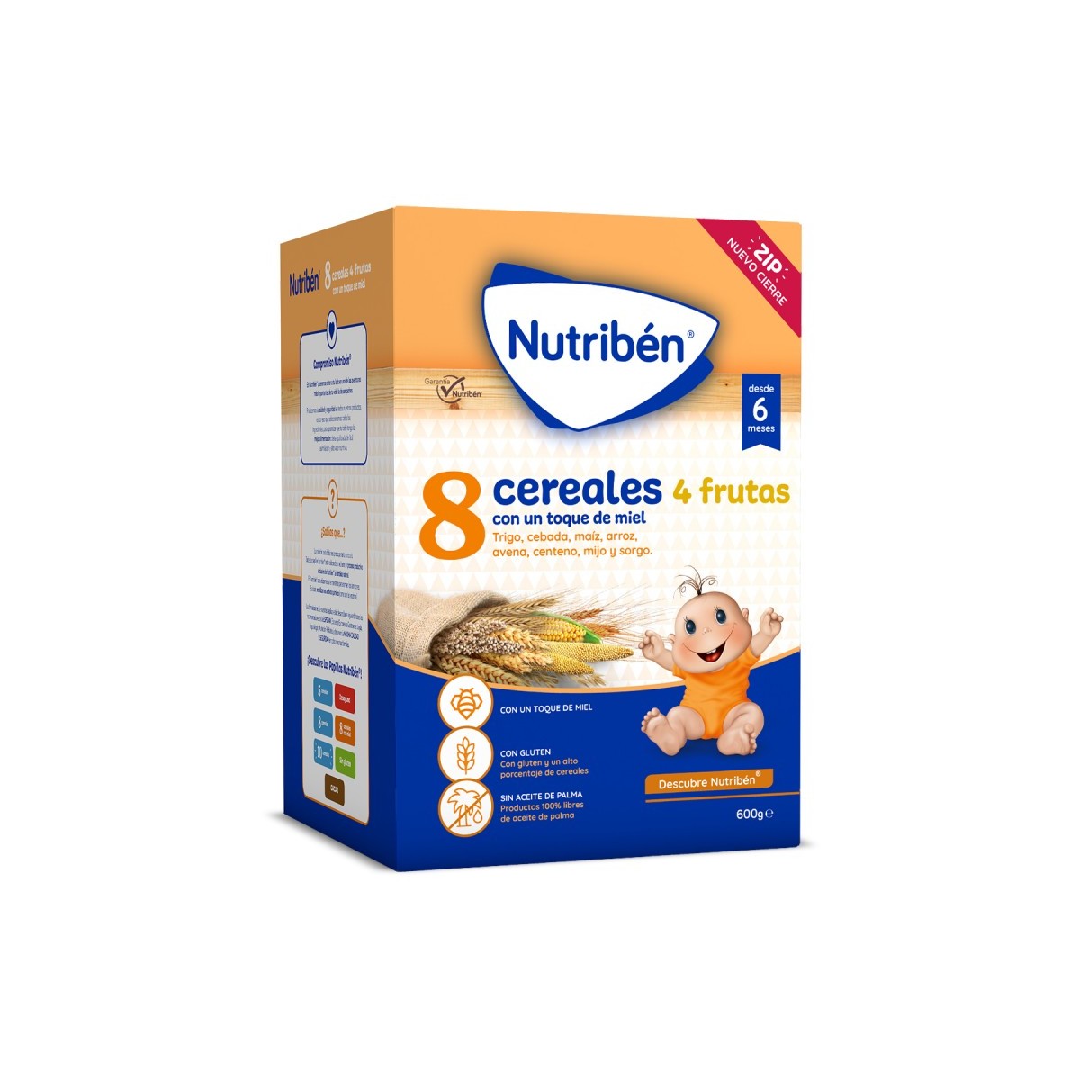 NUTRIBEN 8 CEREALES Y MIEL FRUTOS SECOS 1...