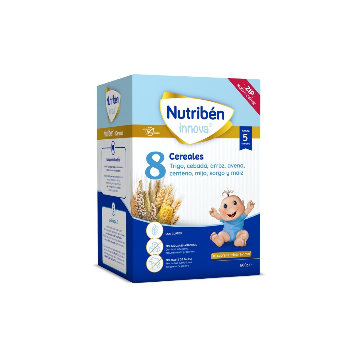 NUTRIBEN INNOVA 8 CEREALES 1 ENVASE 600 g