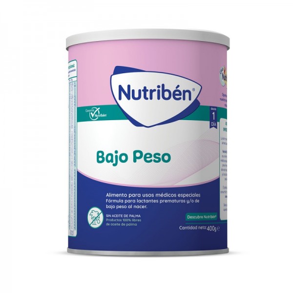 NUTRIBEN LECHE RN BAJO PESO 1 ENVASE 400 g