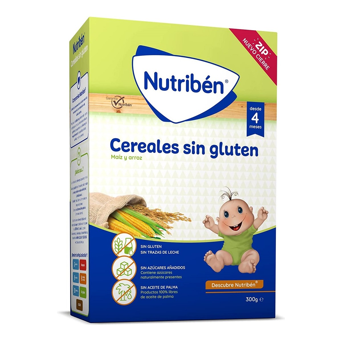 NUTRIBEN CEREALES SIN GLUTEN PAPILLA 1 ENVASE...