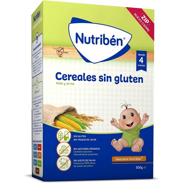 NUTRIBEN CEREALES SIN GLUTEN PAPILLA 1 ENVASE 300 g
