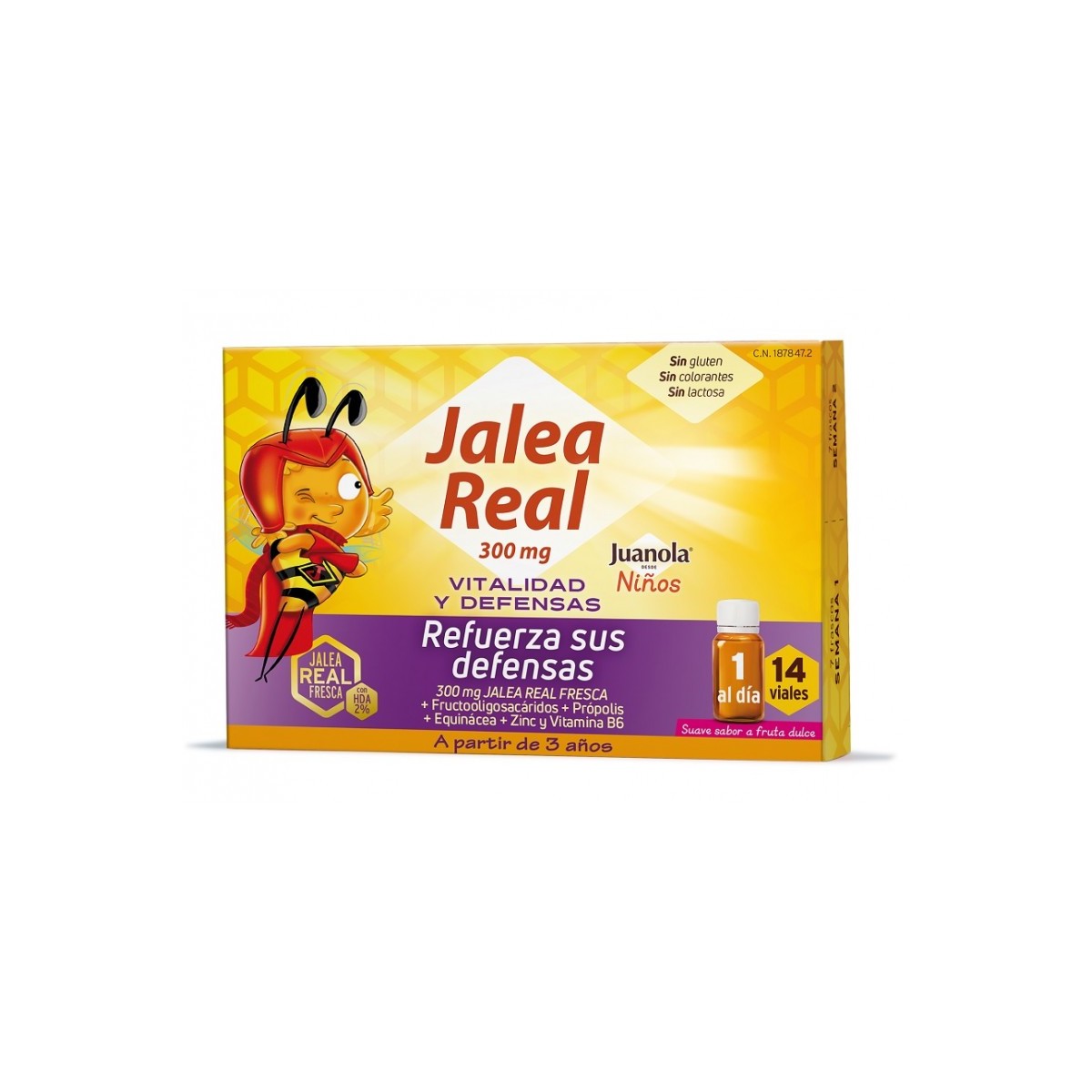 JUANOLA JALEA REAL NIÑOS VITALIDAD Y DEFENSAS...