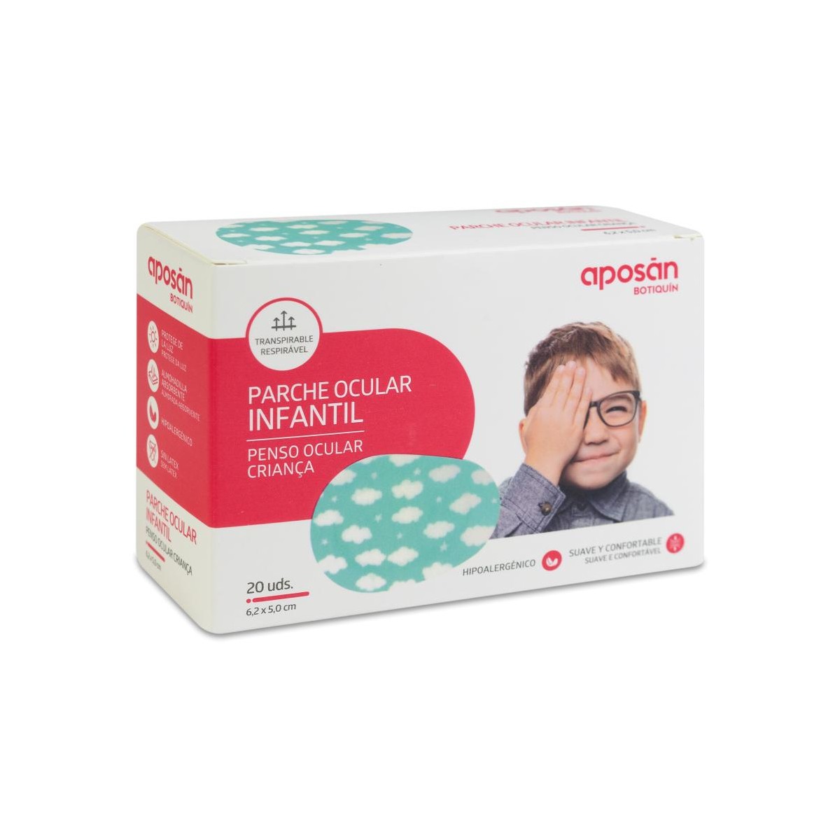 APOSAN BOTIQUIN PARCHES OCULARES INFANTIL 20...