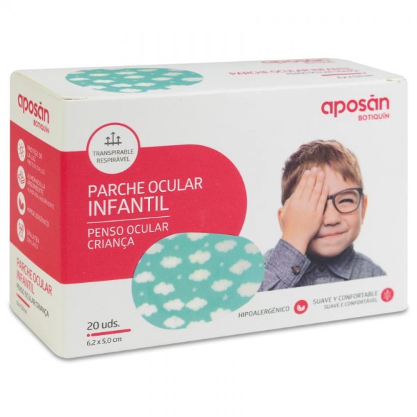 APOSAN BOTIQUIN PARCHES OCULARES INFANTIL 20 UNIDADES