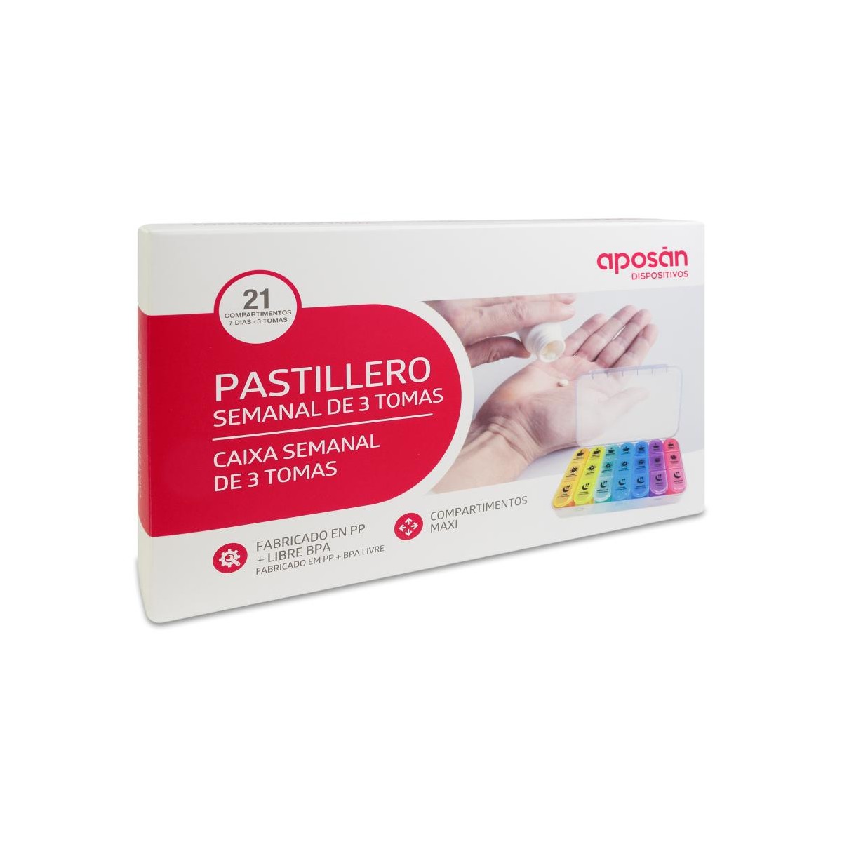 APOSAN PASTILLERO SEMANAL 3 TOMAS MAXI
