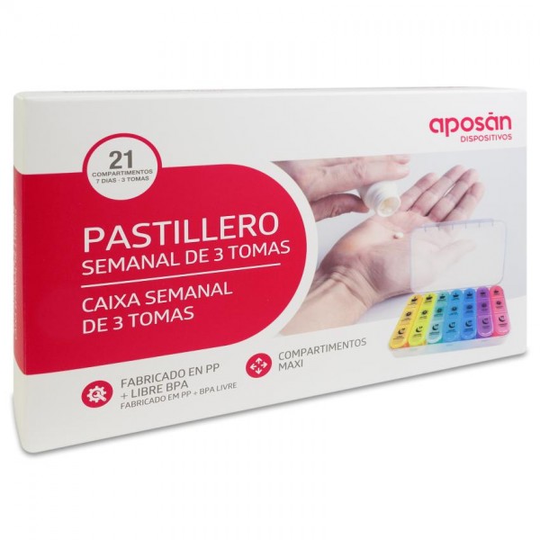 APOSAN PASTILLERO SEMANAL 3 TOMAS MAXI
