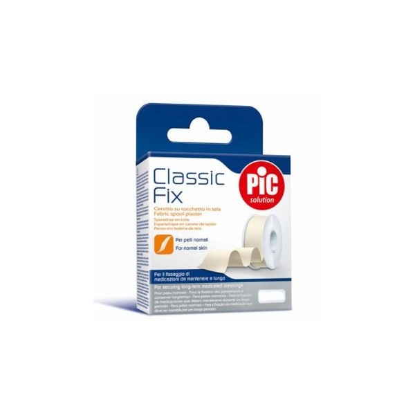 ESPARADRAPO HIPOALERGICO PIC SOFT TEJIDO SIN TEJER 1 UNIDAD 5 m x 2,5 cm COLOR BLANCO