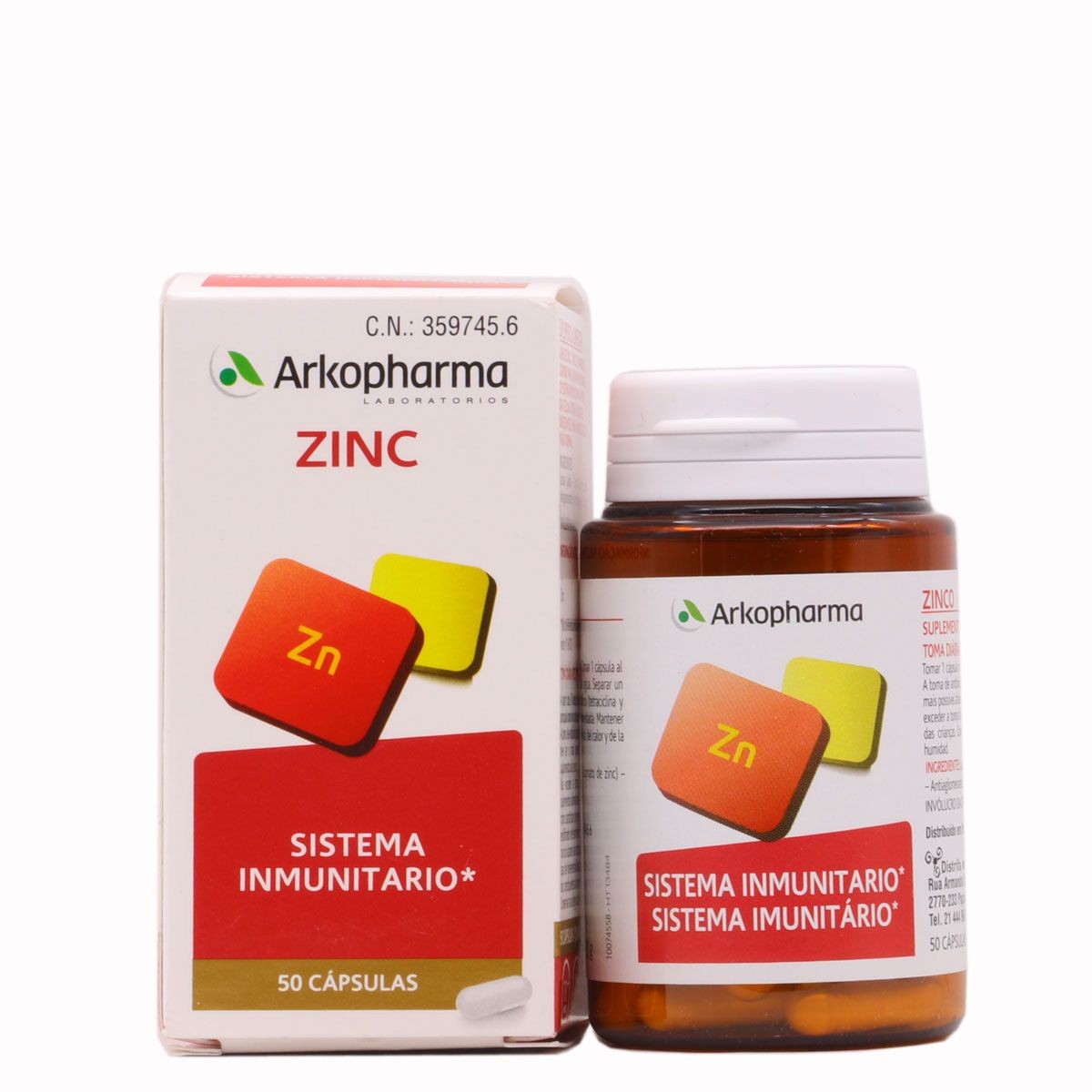 ARKOPHARMA ZINC 50 CAPSULAS