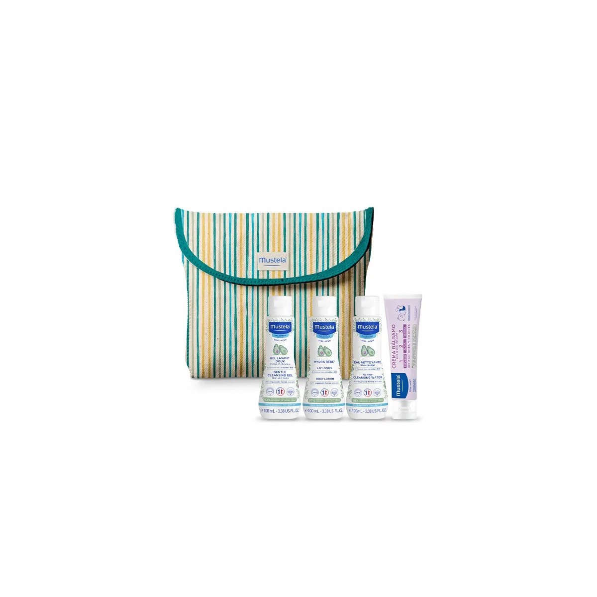 MUSTELA NECESER BASICO BALSAMO COLONIA CREMA...