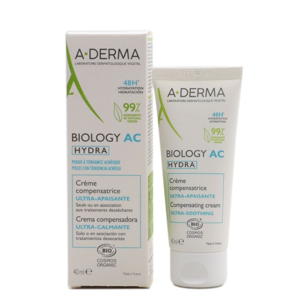 ADERMA BIOLOGY AC HYDRA CREMA COMPENSADORA 1 ENVASE 40 ml