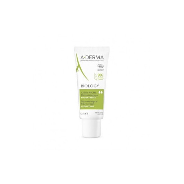 ADERMA BIOLOGY CREMA RICA DERMATOLOGICA HIDRATANTE 1 ENVASE 40 ml