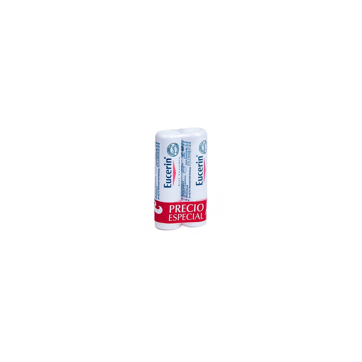 PROTECTOR LABIAL EUCERIN PIEL SENSIBLE DUPLO 4,8 g