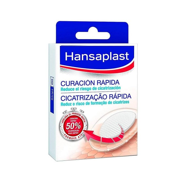 HANSAPLAST CURACION RAPIDA APOSITO ADHESIVO 8 UNIDADES