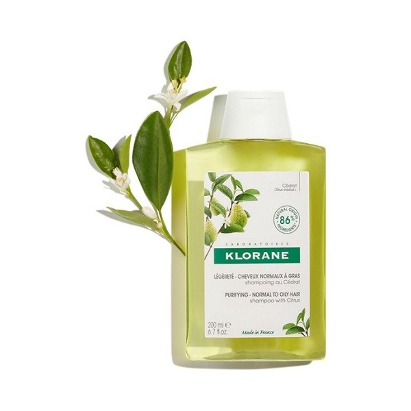 KLORANE CHAMPU A LA PULPA DE CIDRA 1 ENVASE 400 ml