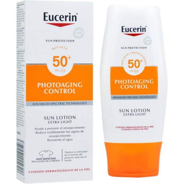 EUCERIN SUN PROTECTION 50+ LOCION EXTRA LIGHT SENSITIVE PROTECT 1 ENVASE 150 ml