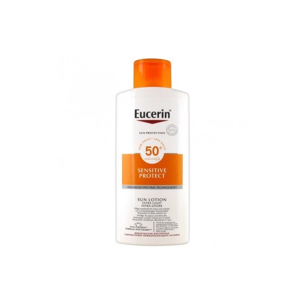 EUCERIN SUN PROTECTION 50+ LOCION EXTRA LIGHT SENSITIVE PROTECT 1 ENVASE 400 ml