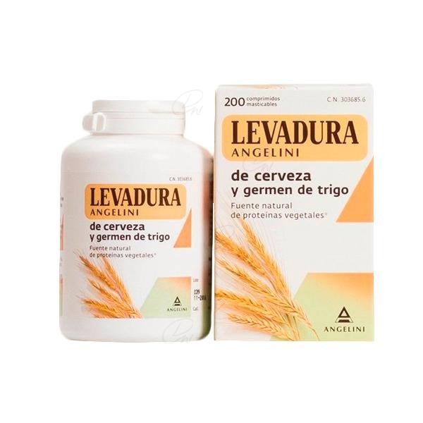 LEVADURA CERVEZA Y GERMEN TRIGO 200 COMPRIMIDOS MASTICABLES